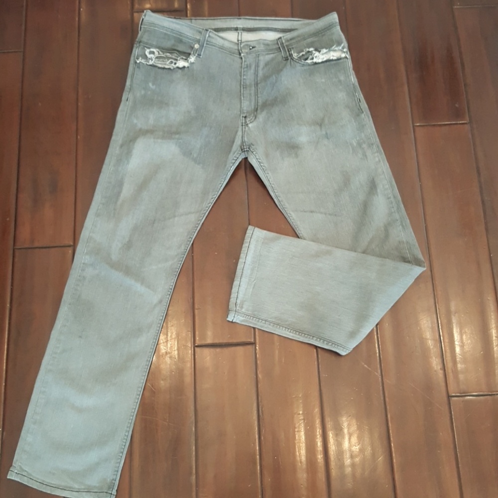Levi's Gray Straight Men Jeans